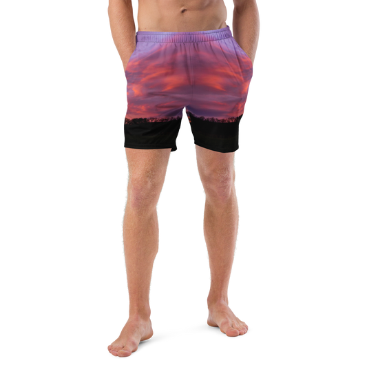 Disc Golf Sunrise Men's swim trunks