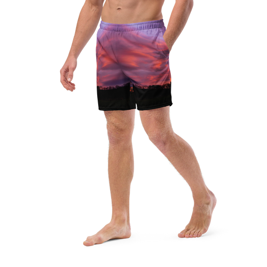 Disc Golf Sunrise Men's swim trunks