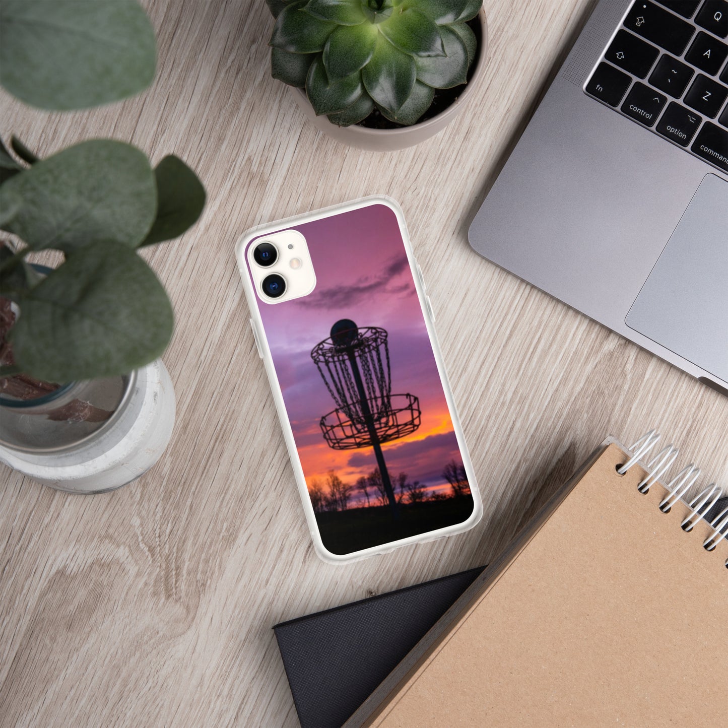 Disc Golf Sunrise iPhone Case