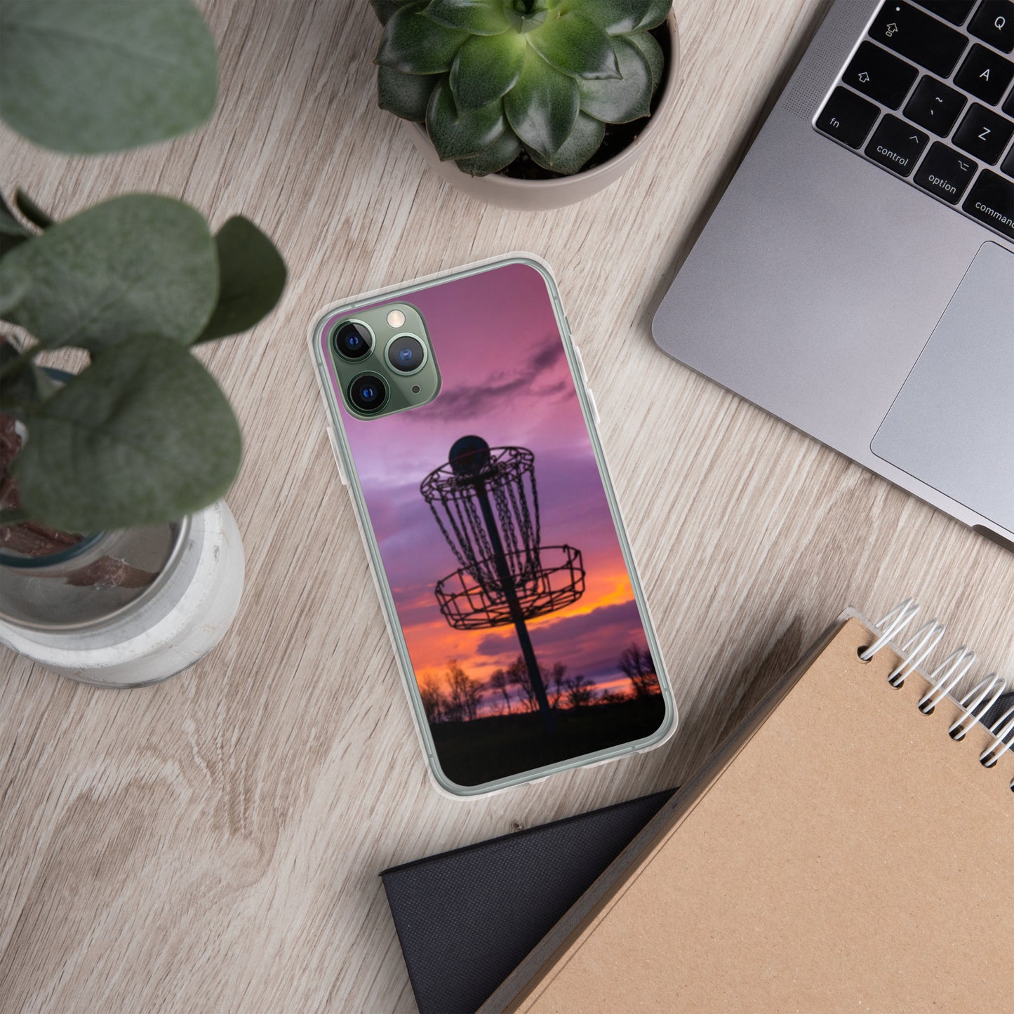 Disc Golf Sunrise iPhone Case