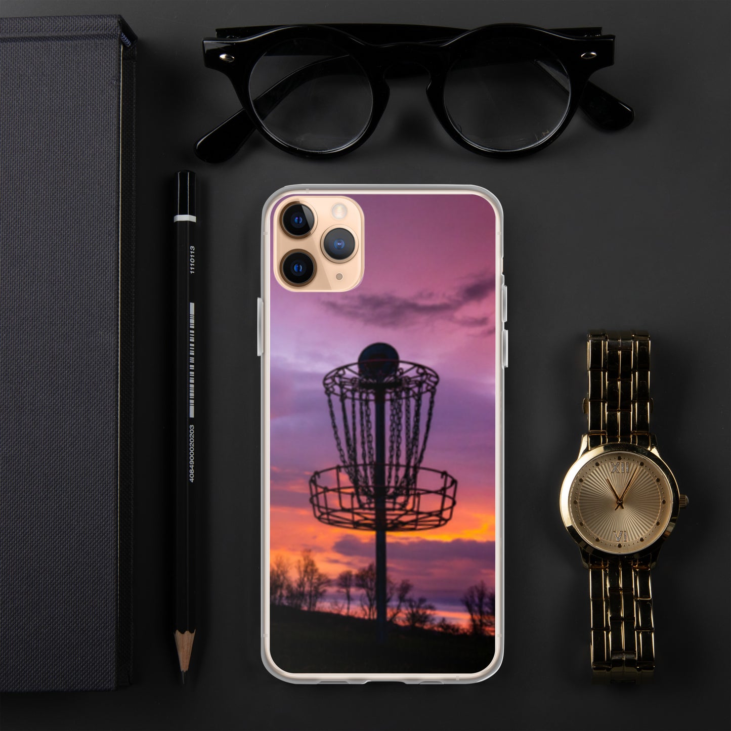 Disc Golf Sunrise iPhone Case