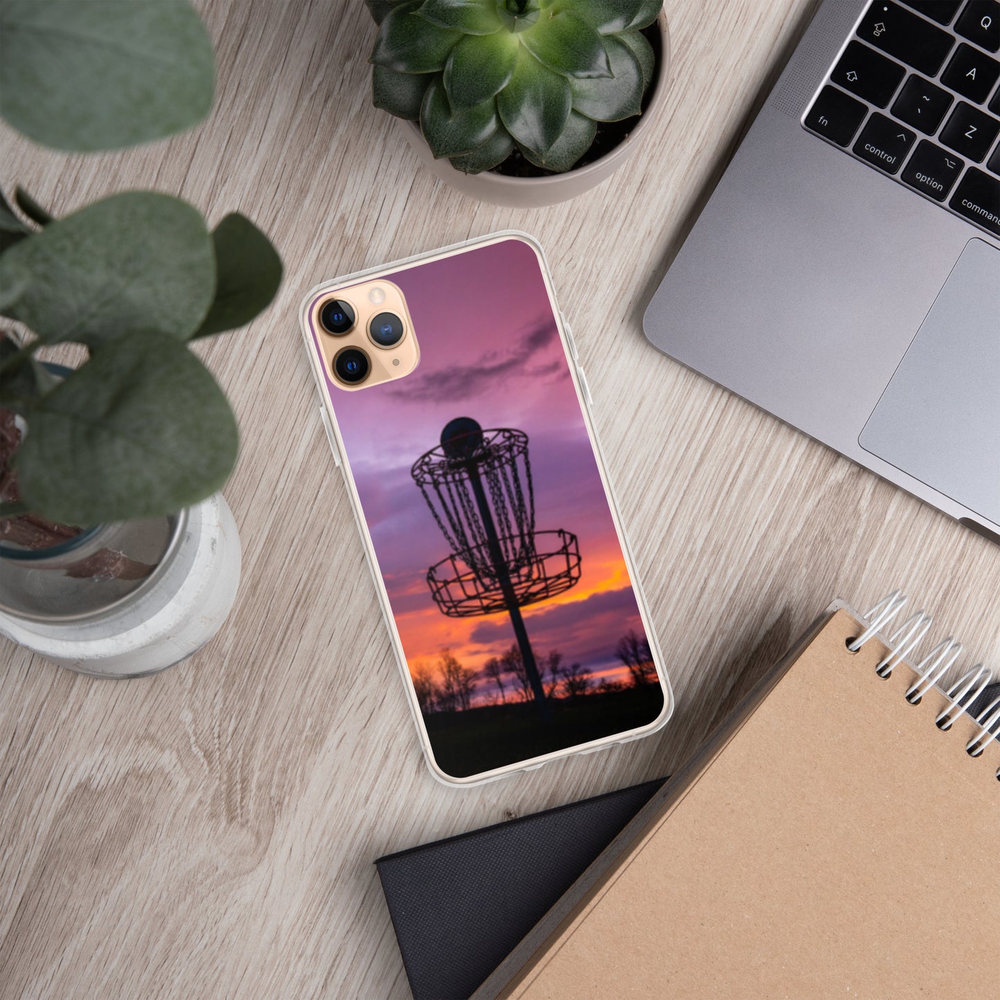 Disc Golf Sunrise iPhone Case