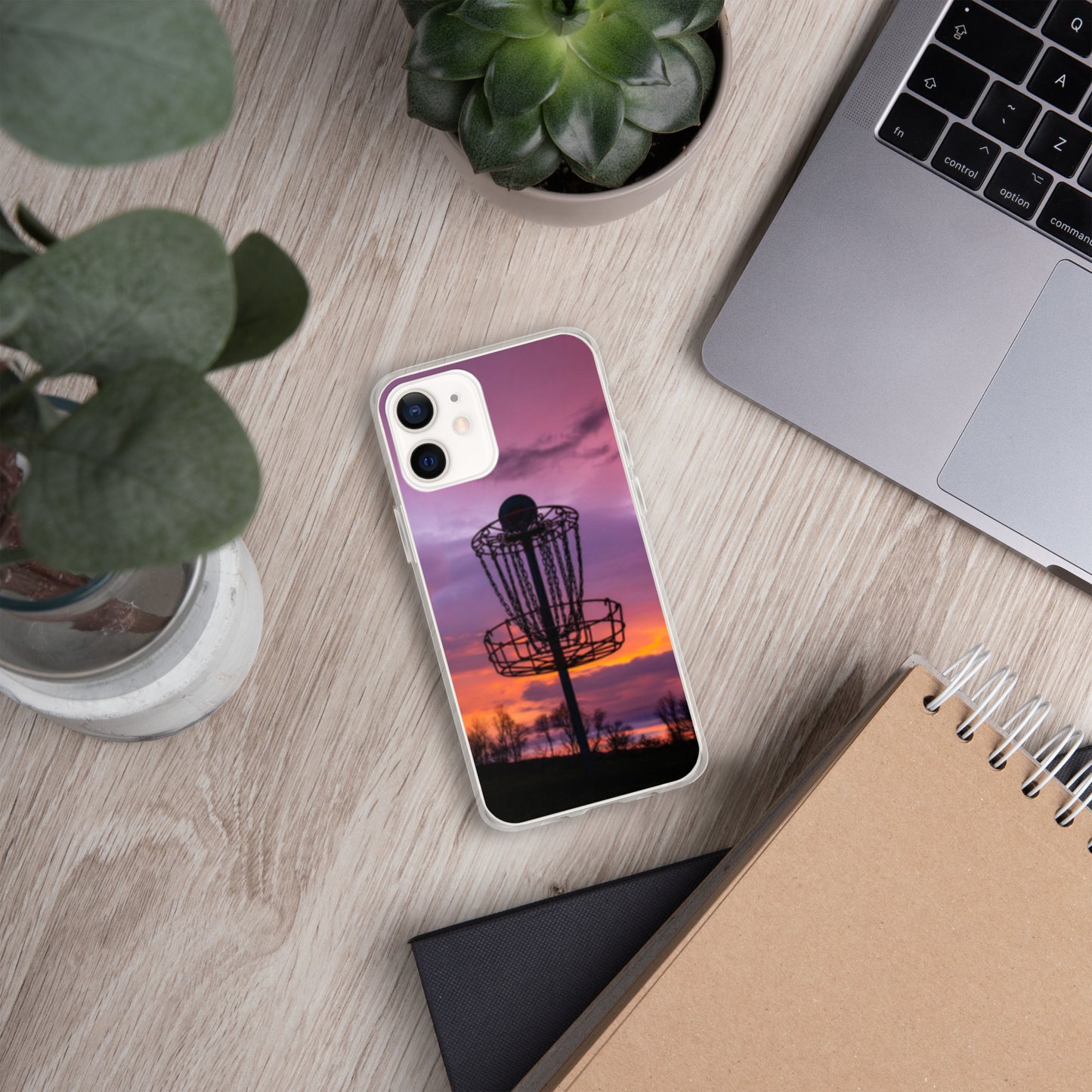 Disc Golf Sunrise iPhone Case