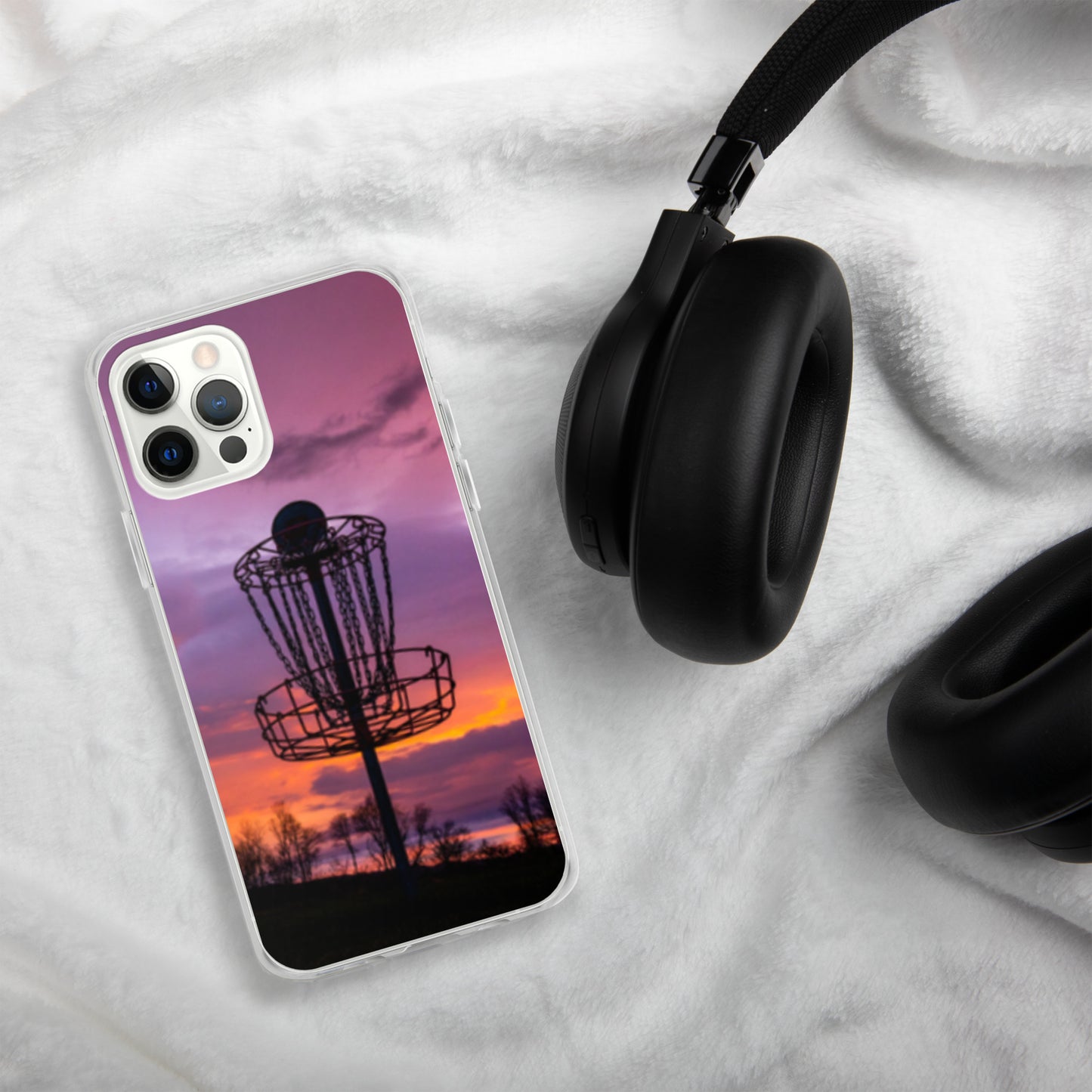 Disc Golf Sunrise iPhone Case