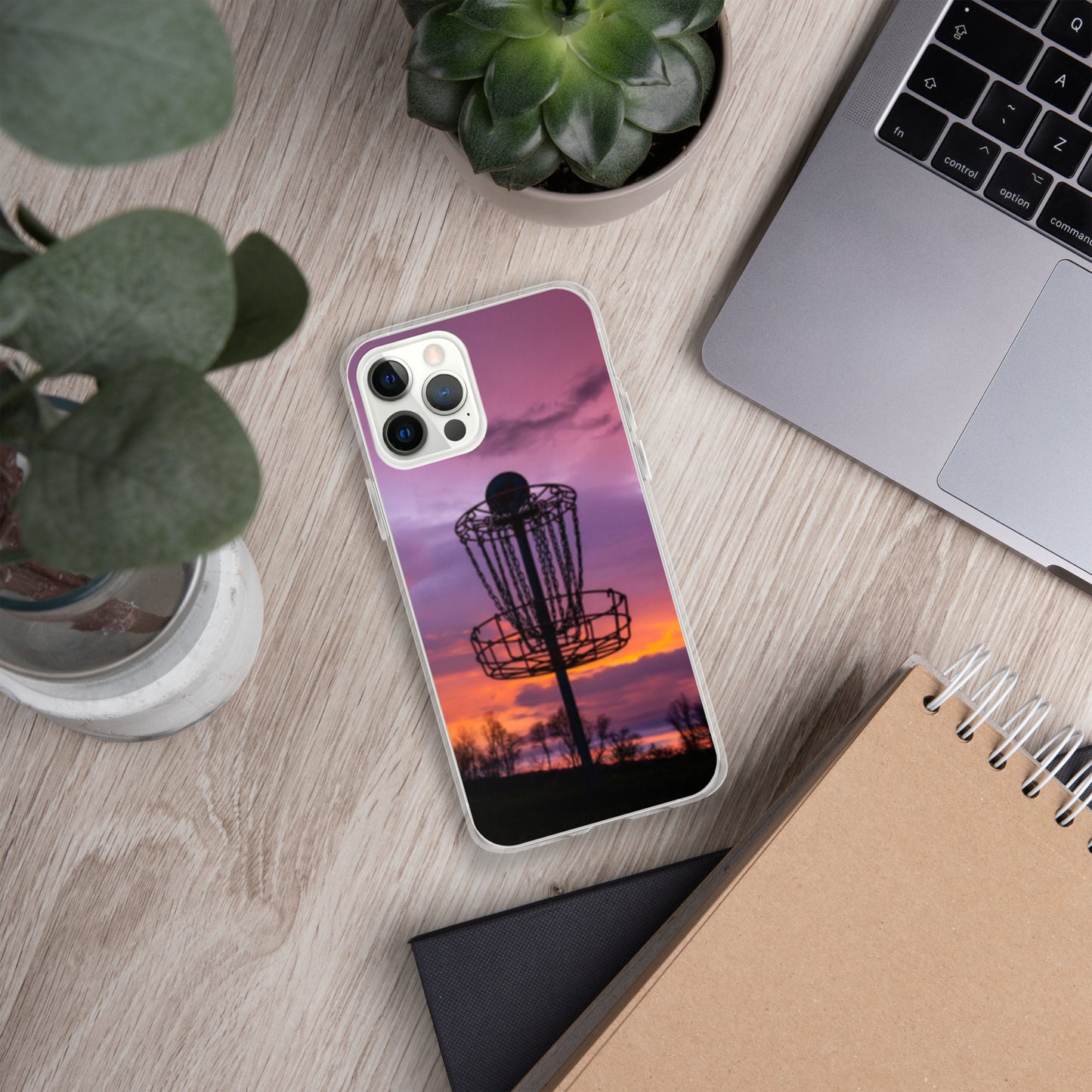 Disc Golf Sunrise iPhone Case