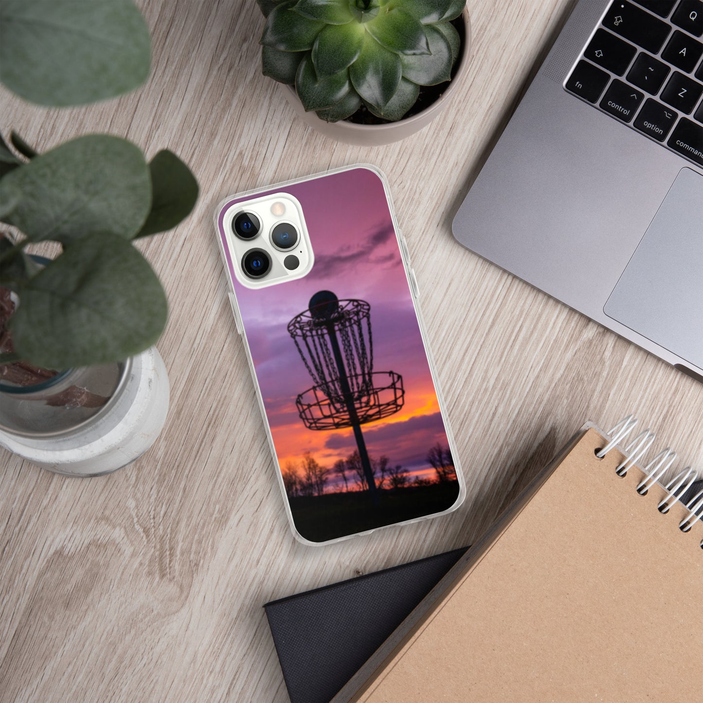 Disc Golf Sunrise iPhone Case