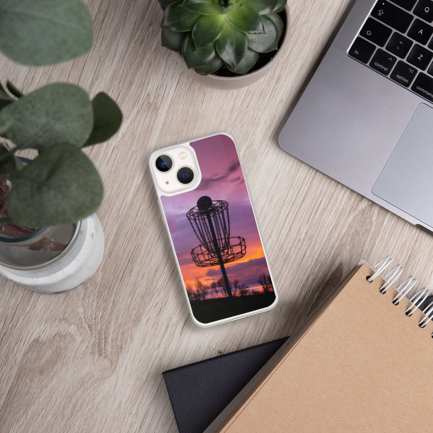 Disc Golf Sunrise iPhone Case