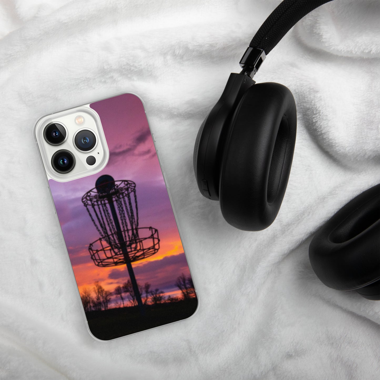 Disc Golf Sunrise iPhone Case