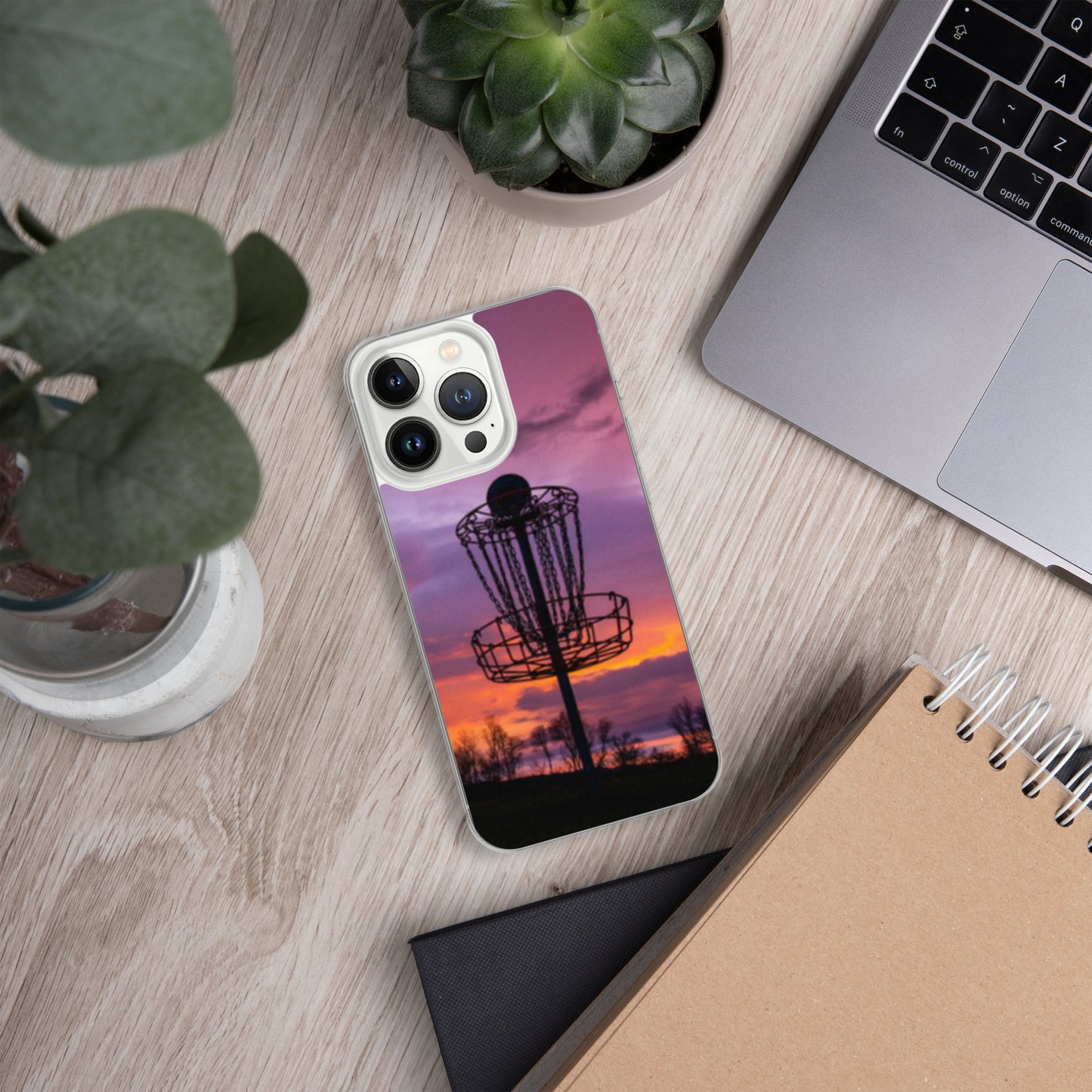 Disc Golf Sunrise iPhone Case