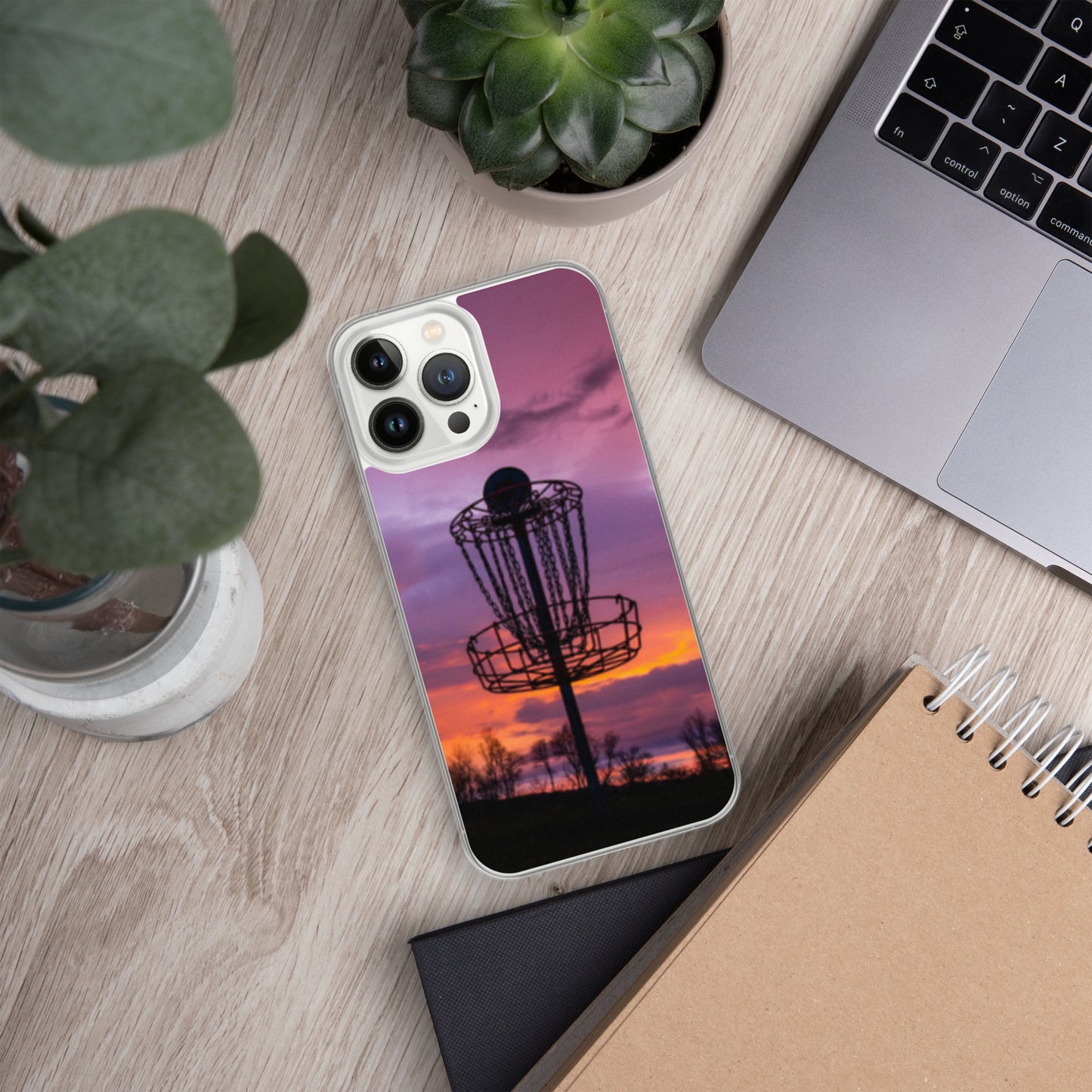 Disc Golf Sunrise iPhone Case