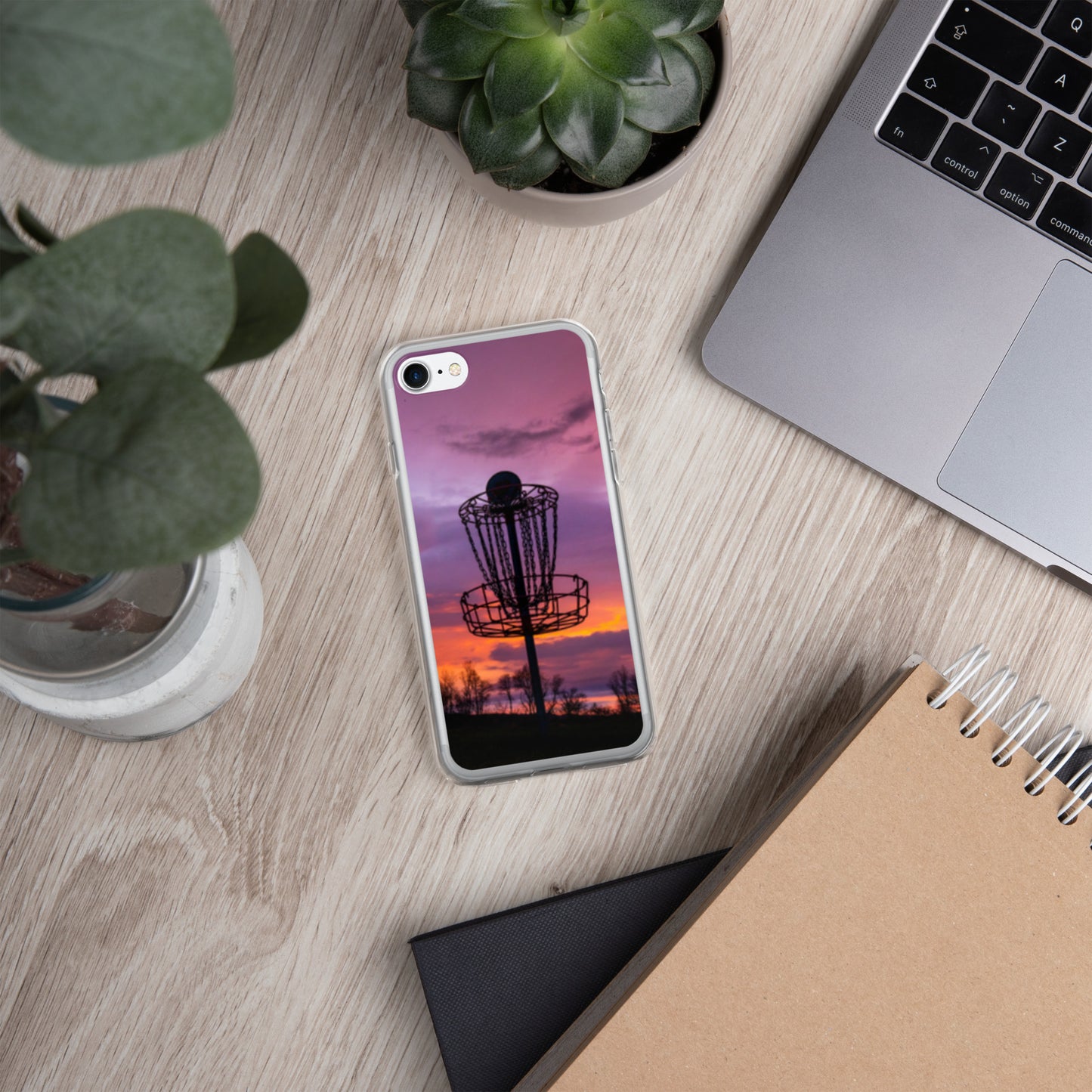 Disc Golf Sunrise iPhone Case