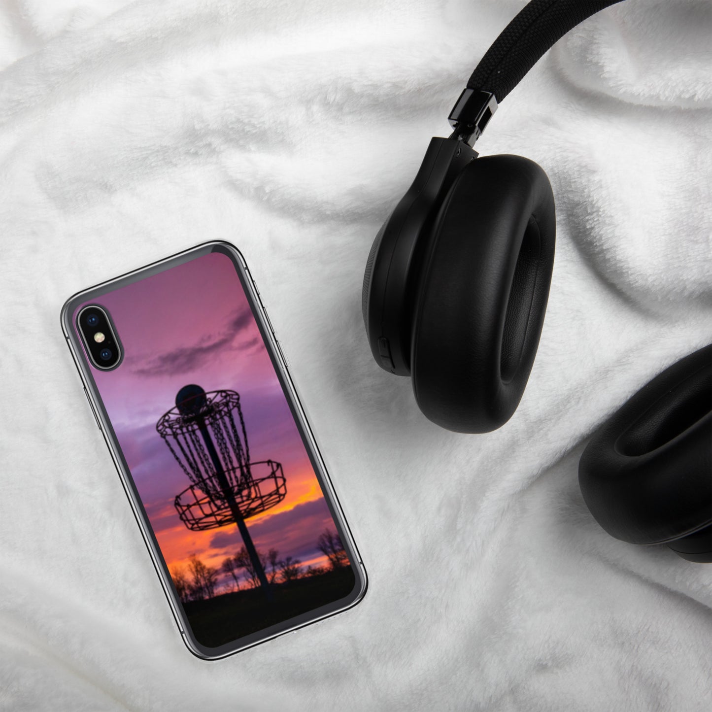 Disc Golf Sunrise iPhone Case