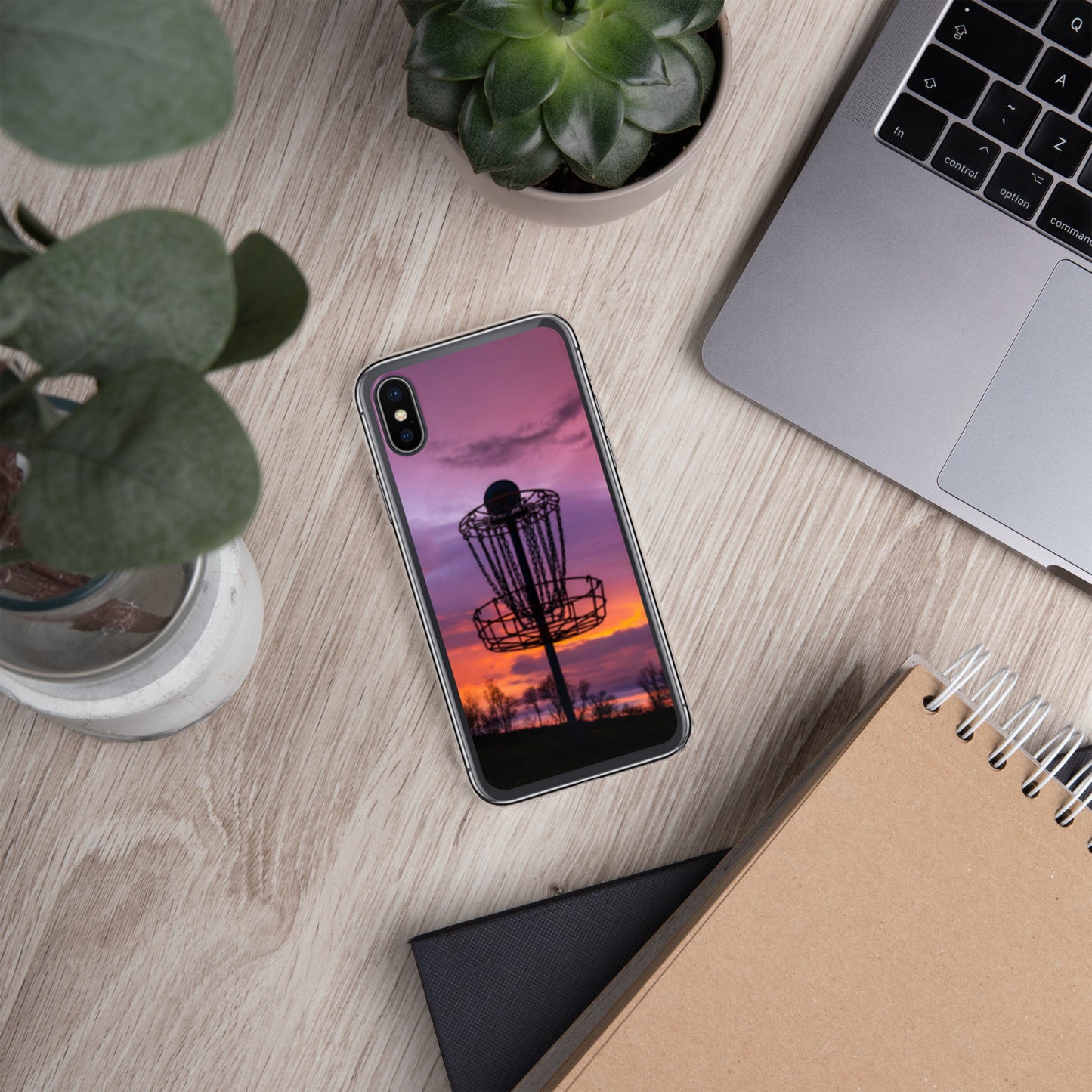 Disc Golf Sunrise iPhone Case