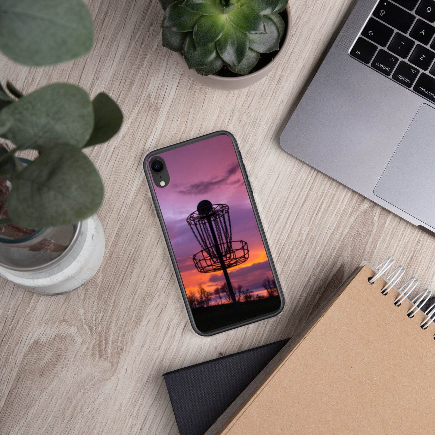 Disc Golf Sunrise iPhone Case