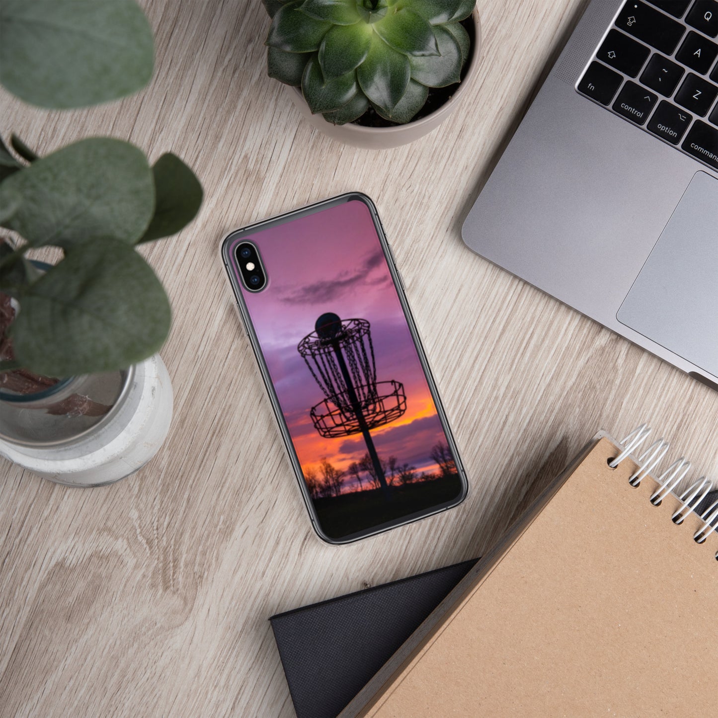 Disc Golf Sunrise iPhone Case