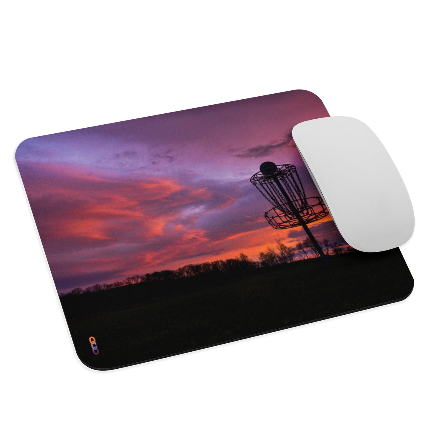 Disc Golf Sunrise Mouse pad